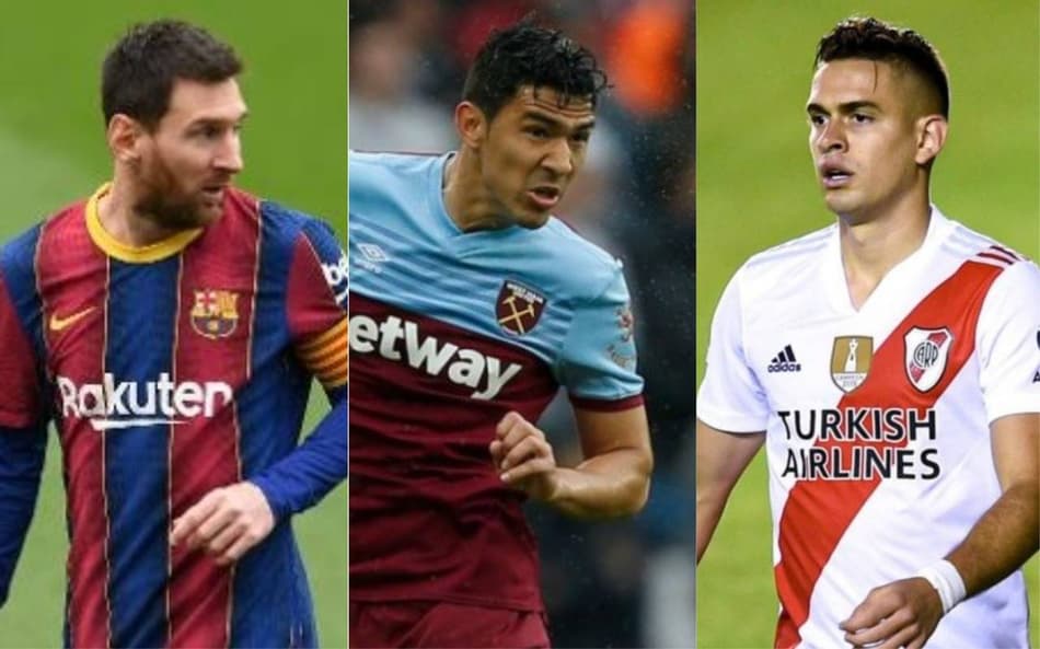 Messi, Balbuena e Borre