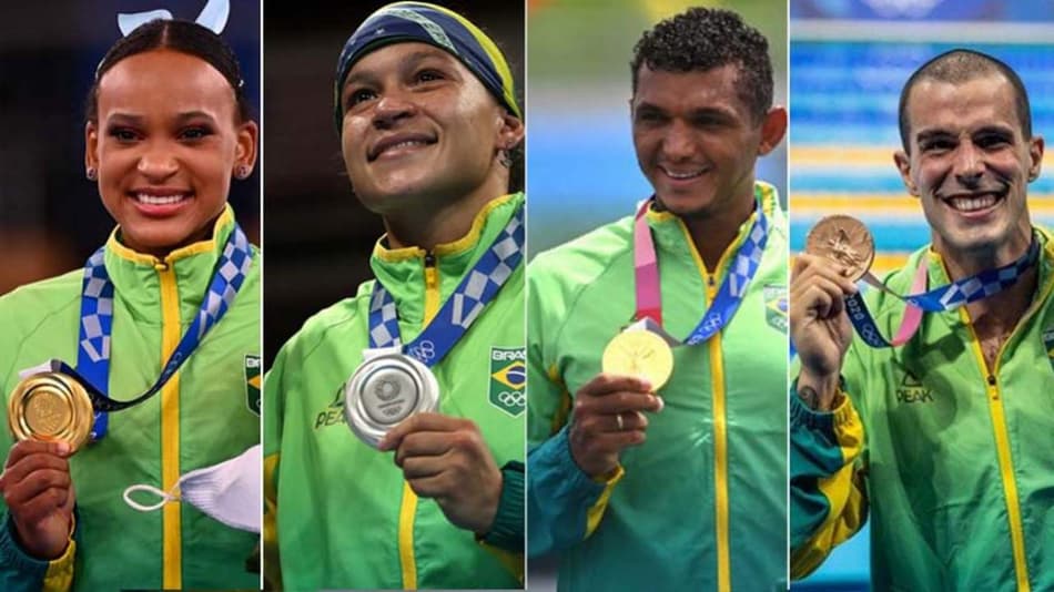 Dinheiro no bolso! Saiba quanto cada medalhista do Brasil vai ganhar por seus feitos na Olimpíada de Tóquio