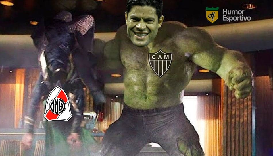 Hulk esmaga o River Plate, e torcedores do Atlético-MG comemoram com memes