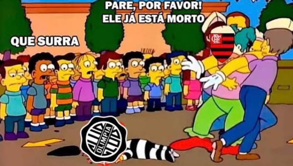 Frio e calculista! Flamengo goleia o Olimpia e rubro-negros se divertem com os memes na web