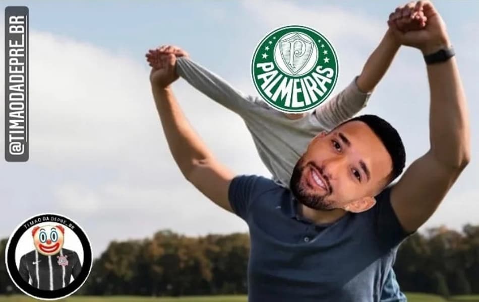 Destaque do fim de semana: torcedores do Corinthians tiraram onda com a derrota do Palmeiras. Veja!