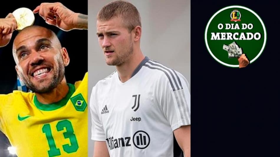 Flamengo namora Daniel Alves, De Ligt pode deixar a Juventus, Paulinho fica sem clube… O Dia do Mercado