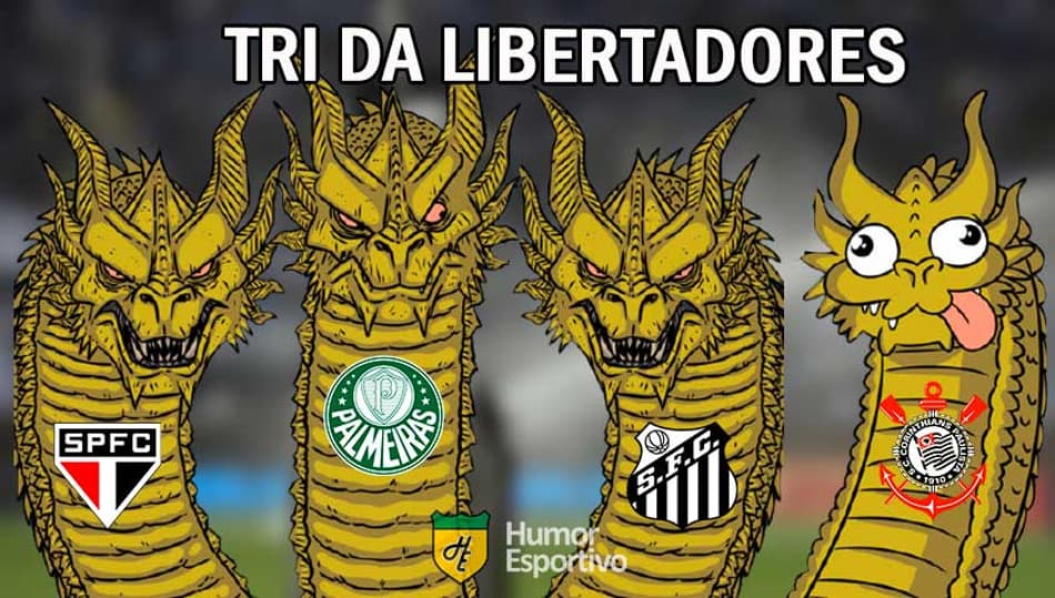 Rivais provocam Corinthians por não ser tricampeão da Libertadores; veja memes
