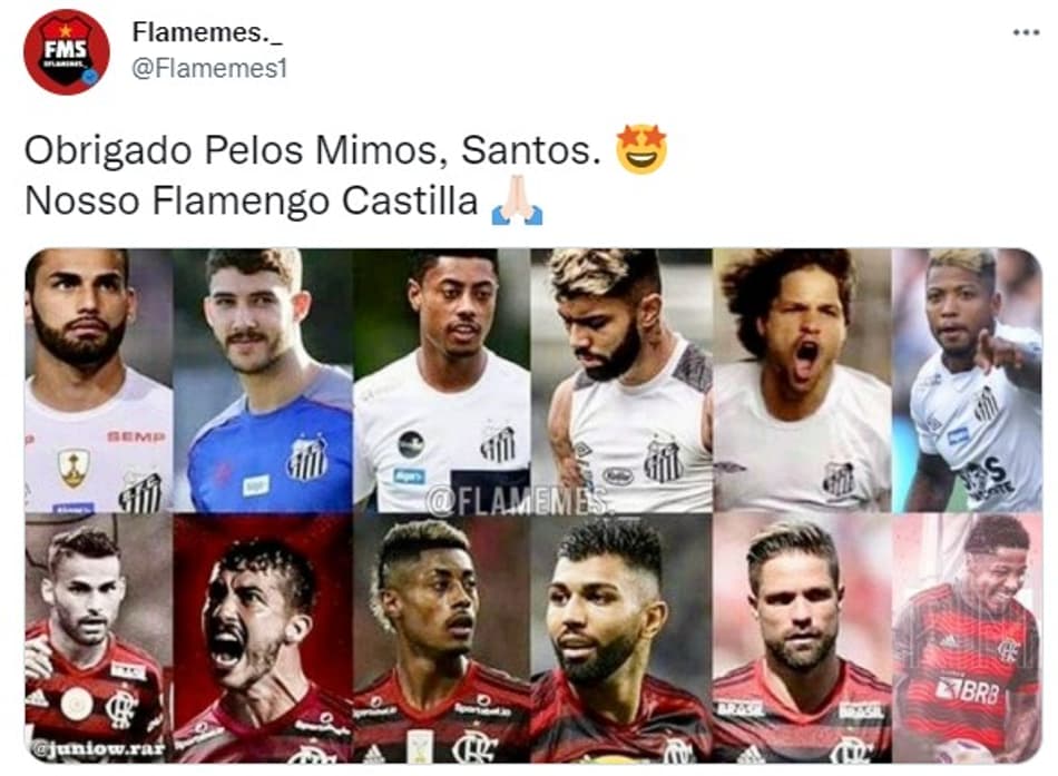 Flamengo Castilla? Rubro-negros provocam o Santos após contratação de Marinho; veja memes