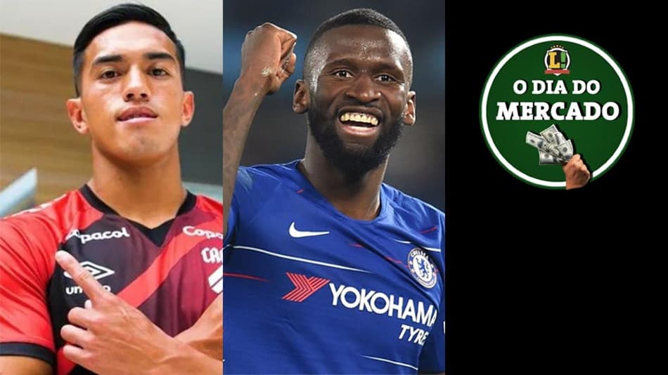 Cuello chega no Athletico Paranaense, Santos anuncia o novo técnico, Rudiger cotado no United… O Dia do Mercado!