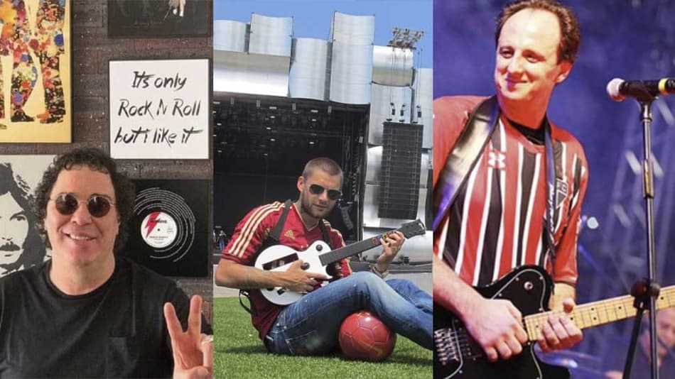 Dia Mundial do Rock: veja figuras do futebol que possuem ligação com o estilo musical