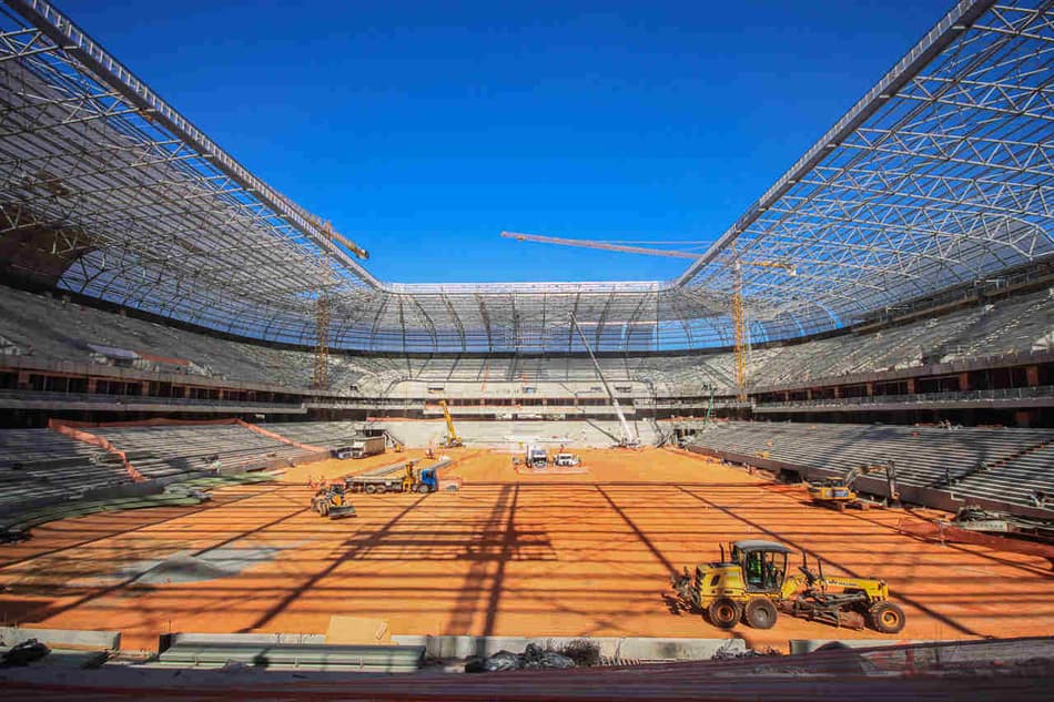 LANCE! visita a Arena MRV; veja as imagens da futura casa do Atlético-MG