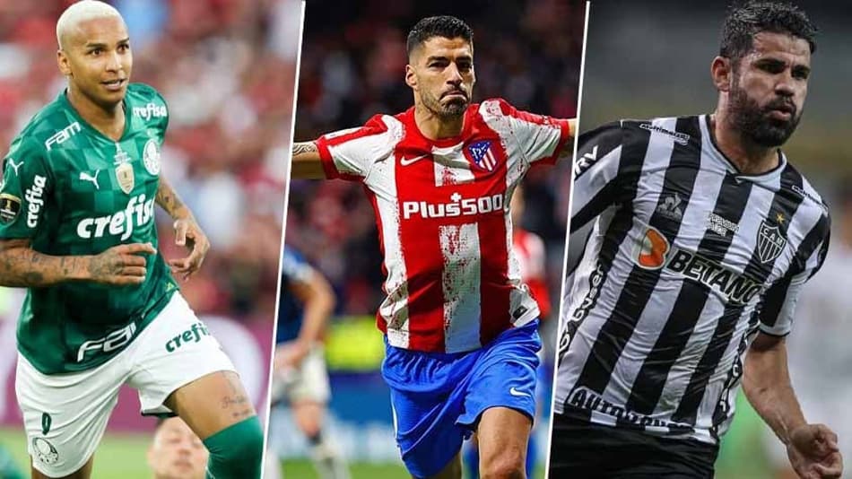 Mercado aberto! Listamos 20 atacantes famosos que ainda estão sem time