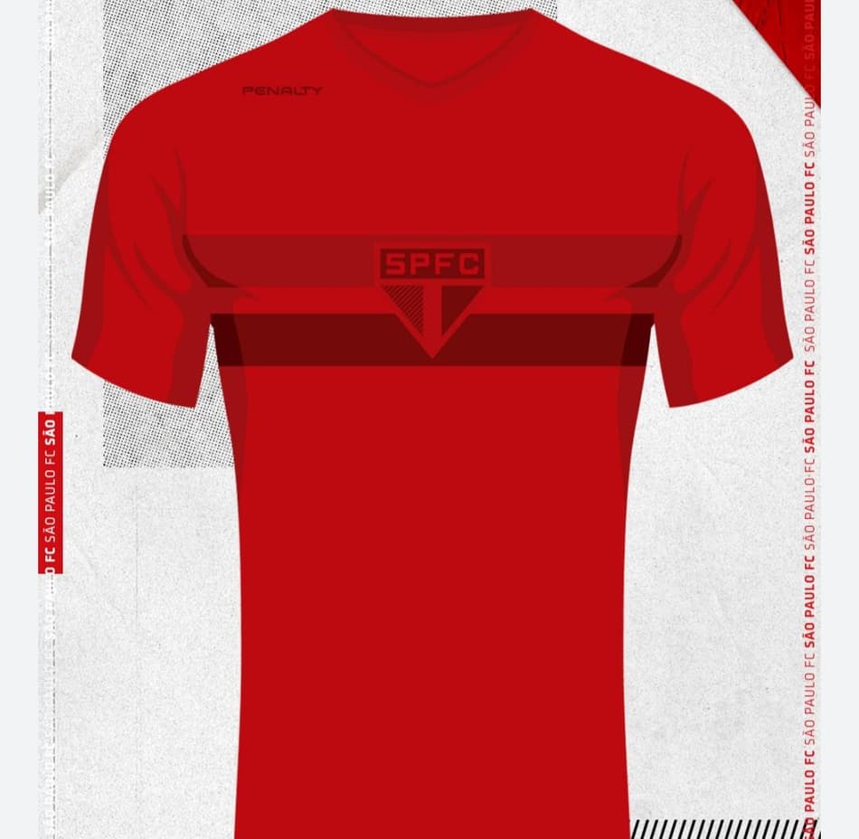 Uniforme 'Vermelho a cor da raça' São Paulo
