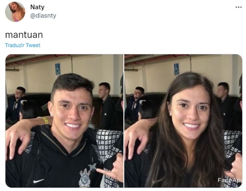 Jogadores do Corinthians se fossem mulheres