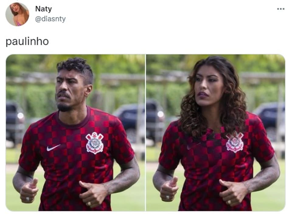 Jogadores do Corinthians se fossem mulheres