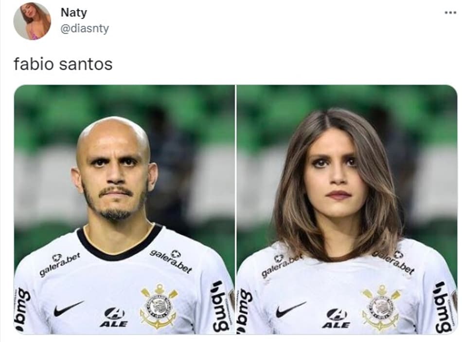 Jogadores do Corinthians se fossem mulheres