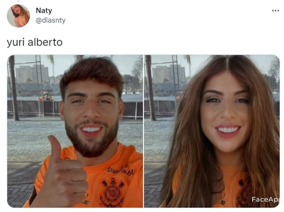 Jogadores do Corinthians se fossem mulheres