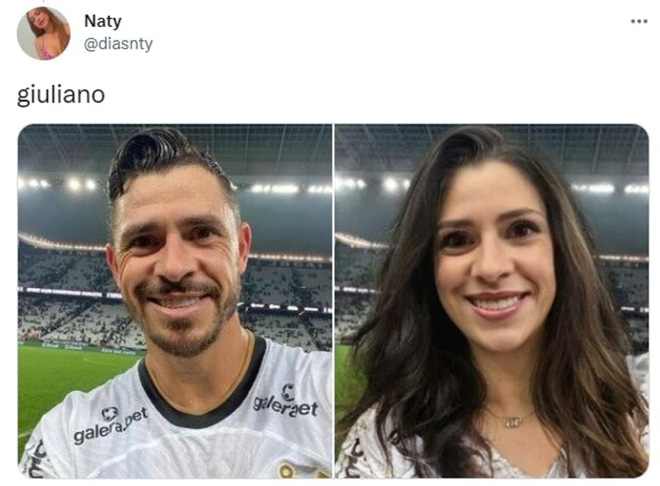 Jogadores do Corinthians se fossem mulheres