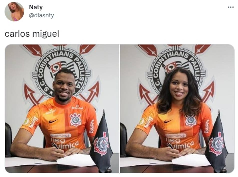 Jogadores do Corinthians se fossem mulheres