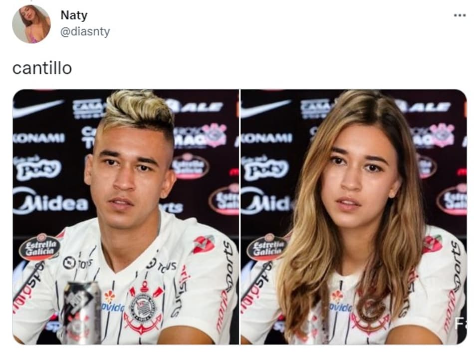 Jogadores do Corinthians se fossem mulheres
