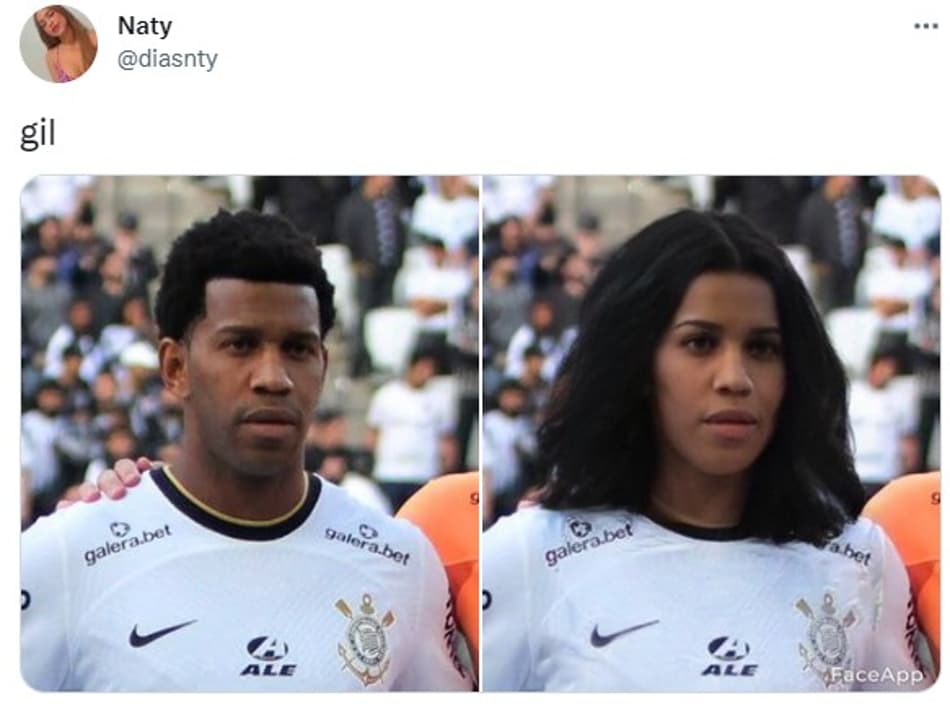 Jogadores do Corinthians se fossem mulheres