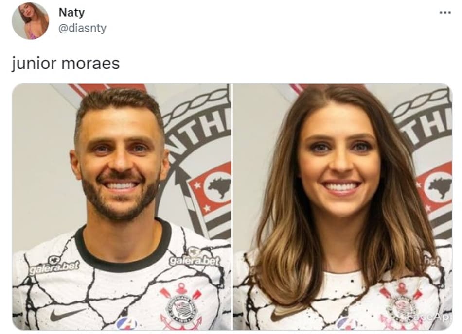 Jogadores do Corinthians se fossem mulheres