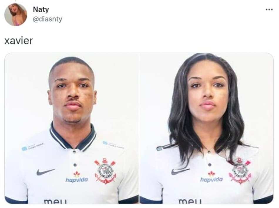 Jogadores do Corinthians se fossem mulheres