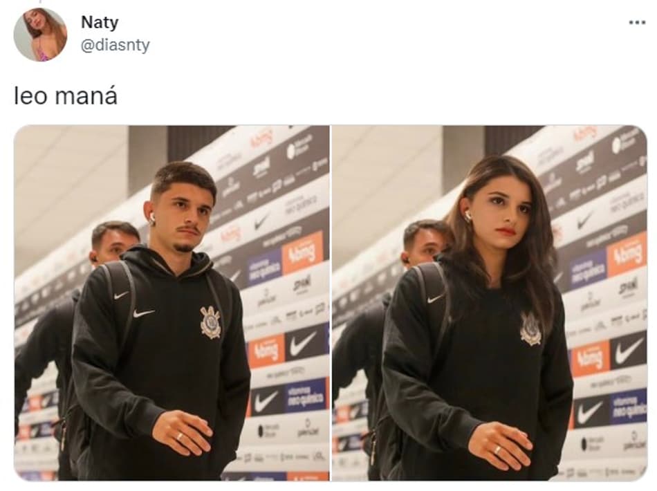 Jogadores do Corinthians se fossem mulheres