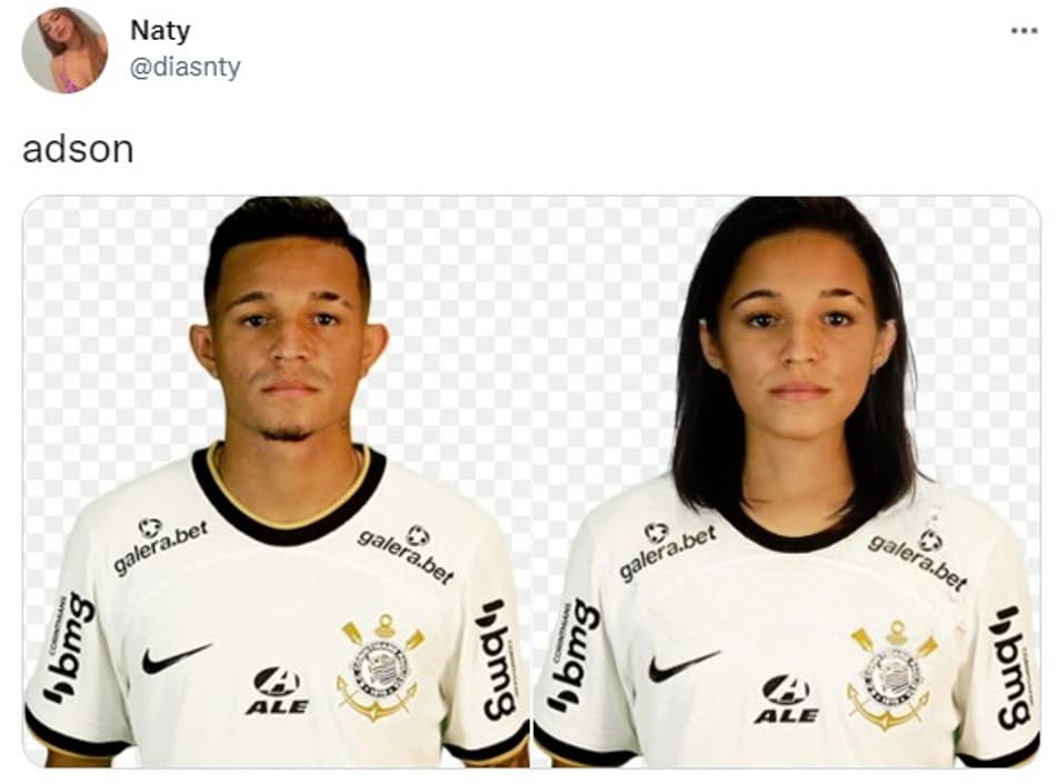 Jogadores do Corinthians se fossem mulheres