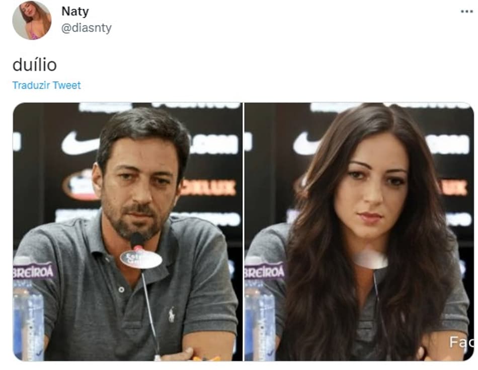Jogadores do Corinthians se fossem mulheres