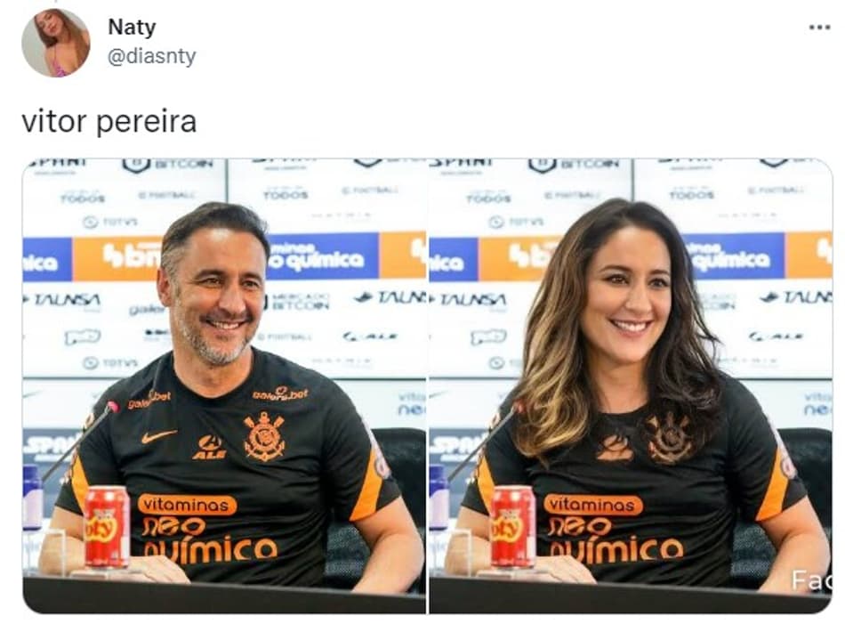 Versão feminina dos jogadores do Corinthians