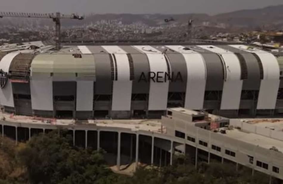Estádio do Atlético-MG está 80% concluído: veja fotos da Arena MRV