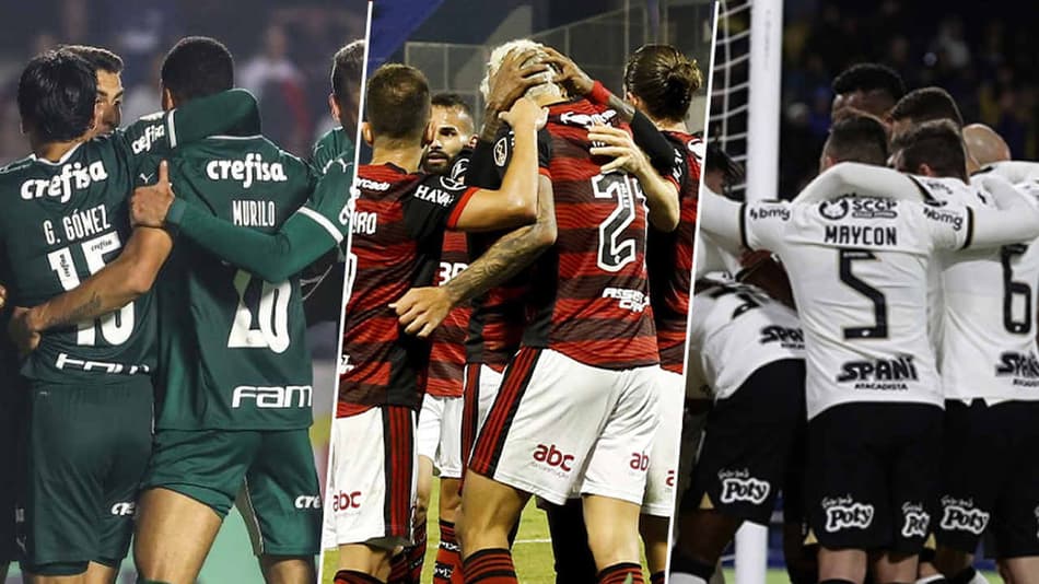 Título, Libertadores, Sul-Americana e rebaixamento: veja as chances dos times no Brasileirão