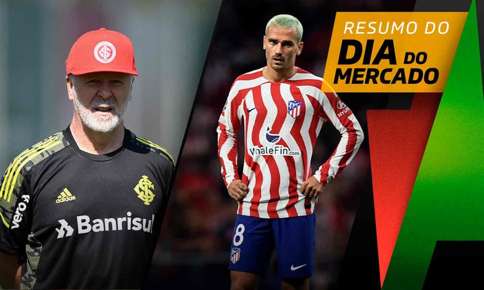 Futuro de Mano Menezes no Inter é definido, Barcelona quer processar Atlético de Madrid… o Dia do Mercado!