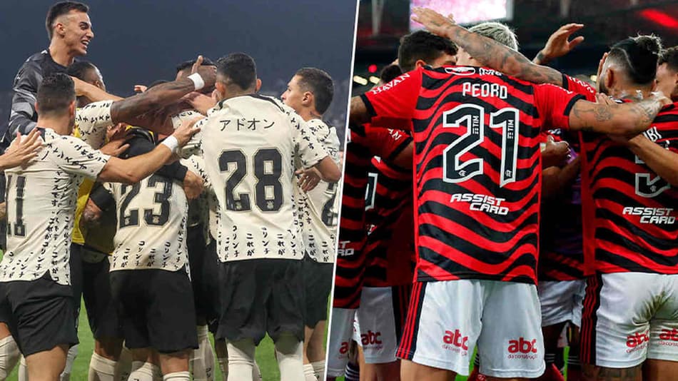 Quem é melhor: Corinthians ou Flamengo? Confira votação jogador por jogador feita pela redação do LANCE!