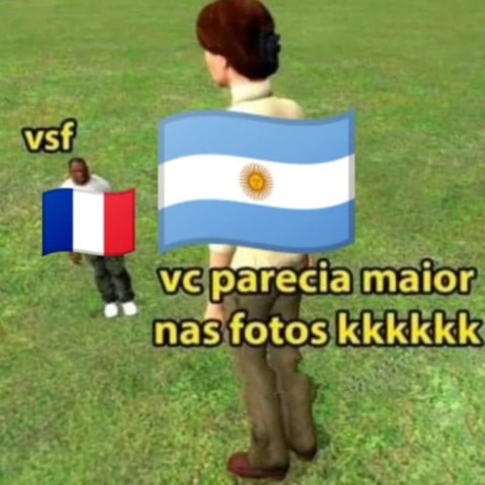 Memes com Argentina e Messi campeões do Mundo