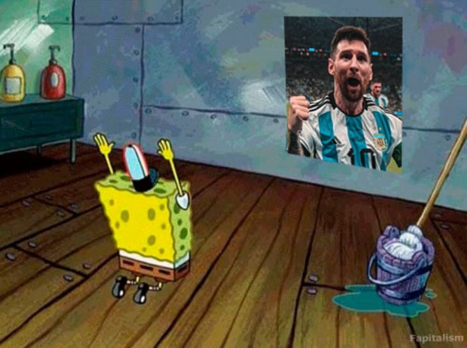 Memes com Argentina e Messi campeões do Mundo