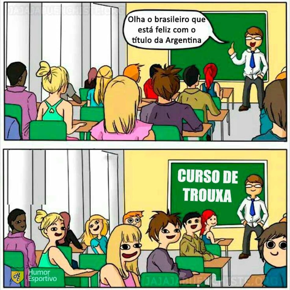 Memes com Argentina e Messi campeões do Mundo