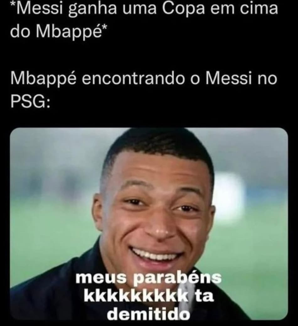 Memes com Argentina e Messi campeões do Mundo