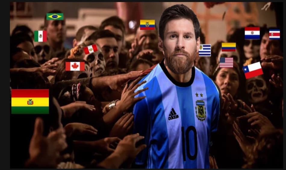 Memes com Argentina e Messi campeões do Mundo