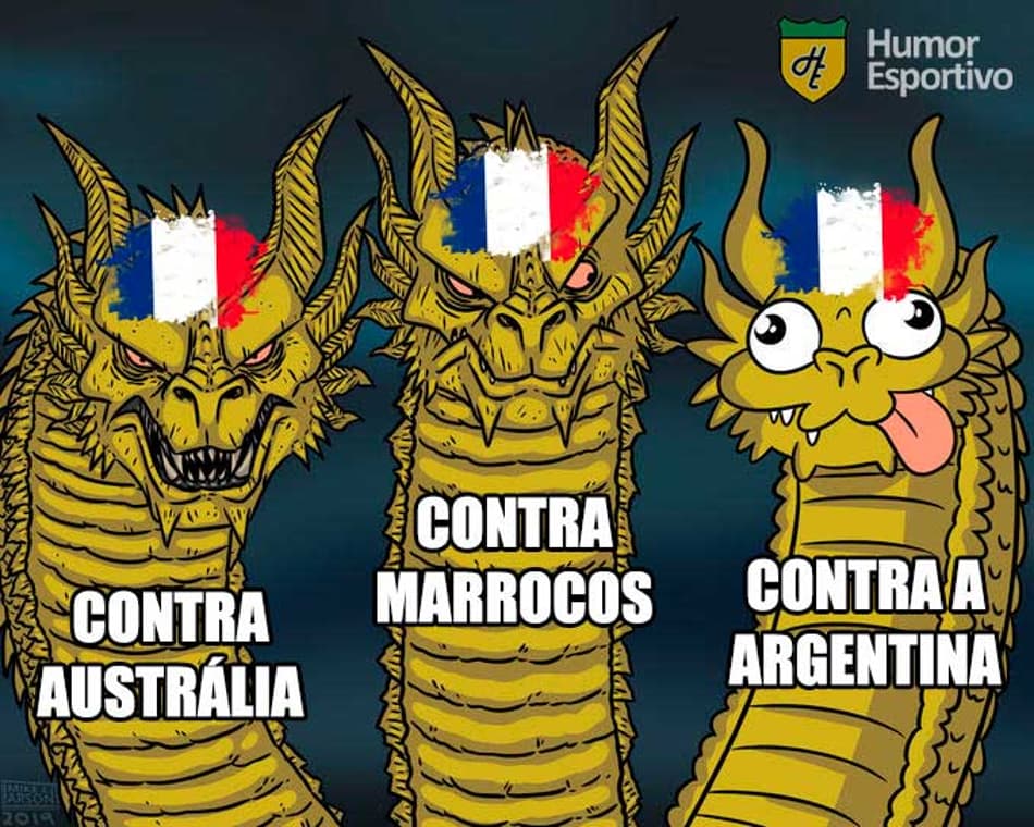 Memes com Argentina e Messi campeões do Mundo