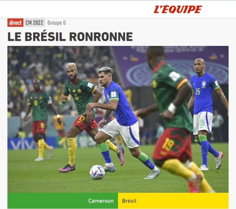 Imprensa internacional repercute derrota do Brasil contra Camarões