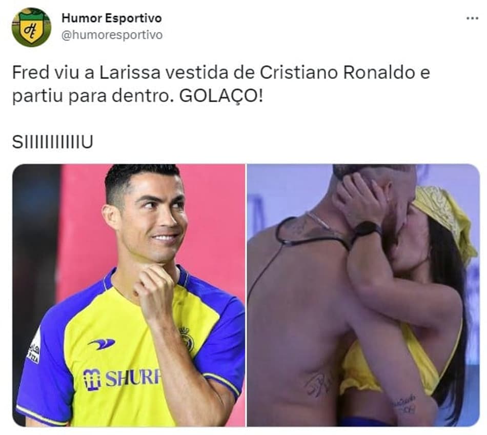 Beijo entre Fred e Larissa no BBB rende memes