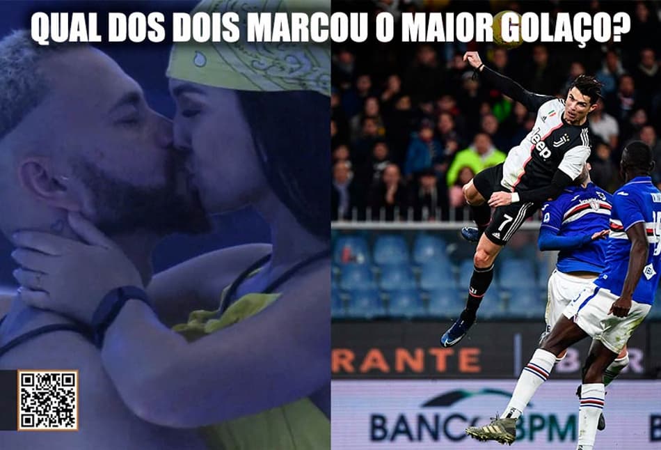 Beijo entre Fred e Larissa no BBB rende memes