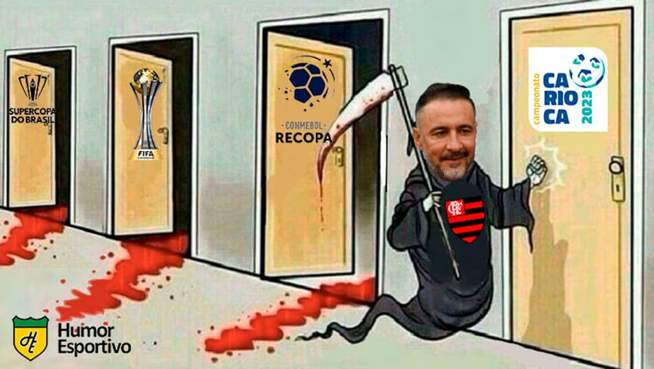 Vítor Pereira sofreu com os memes após vice da Recopa