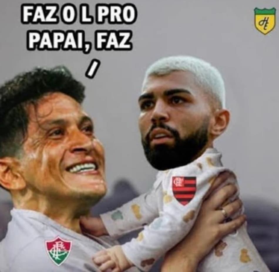 É chocolate! Os memes da goleada do Fluminense sobre o Flamengo