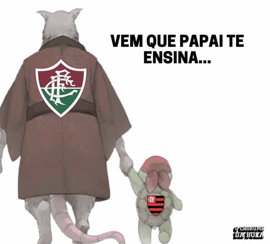 É chocolate! Os memes da goleada do Fluminense sobre o Flamengo