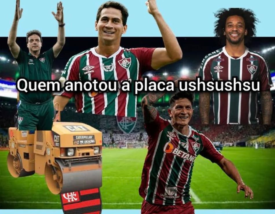 É chocolate! Os memes da goleada do Fluminense sobre o Flamengo