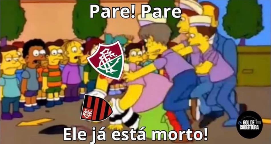 É chocolate! Os memes da goleada do Fluminense sobre o Flamengo
