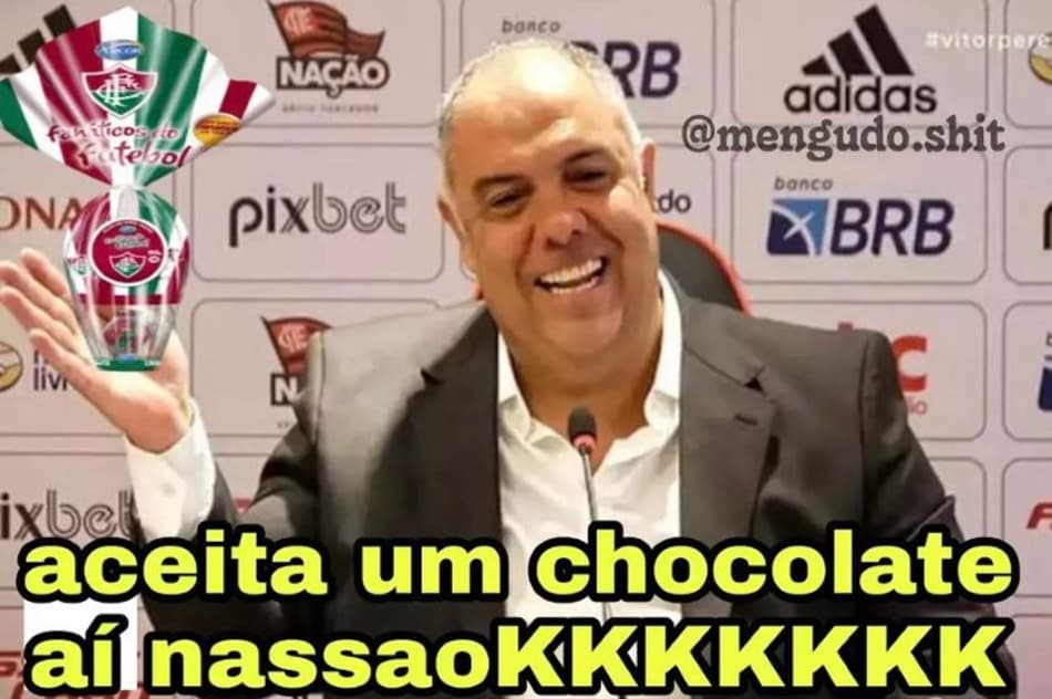 É chocolate! Os memes da goleada do Fluminense sobre o Flamengo