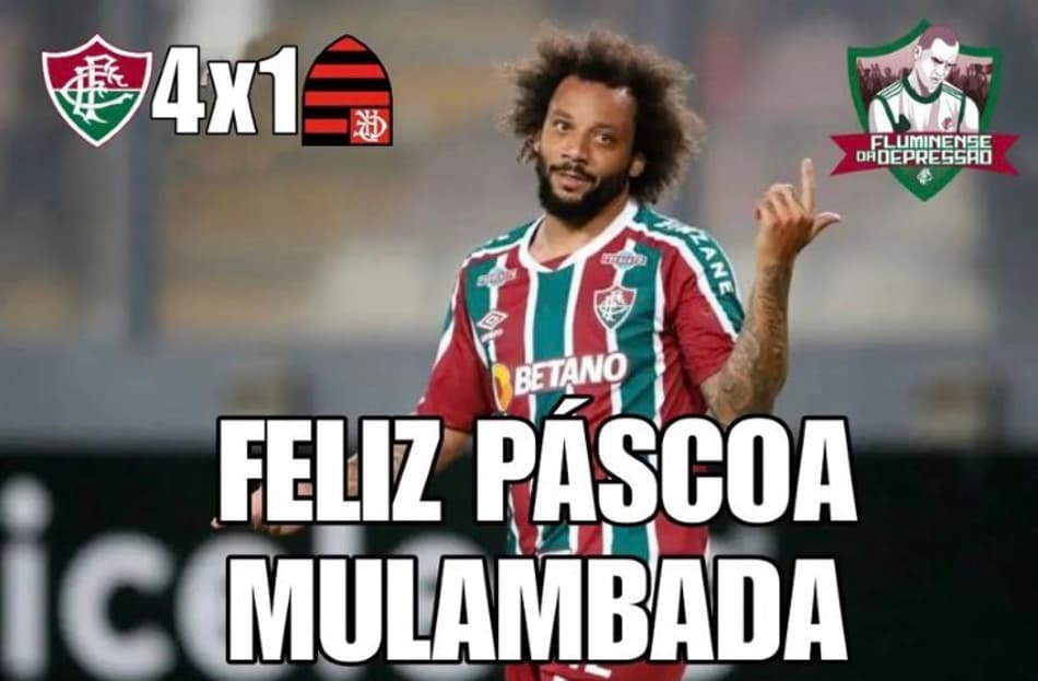 É chocolate! Os memes da goleada do Fluminense sobre o Flamengo