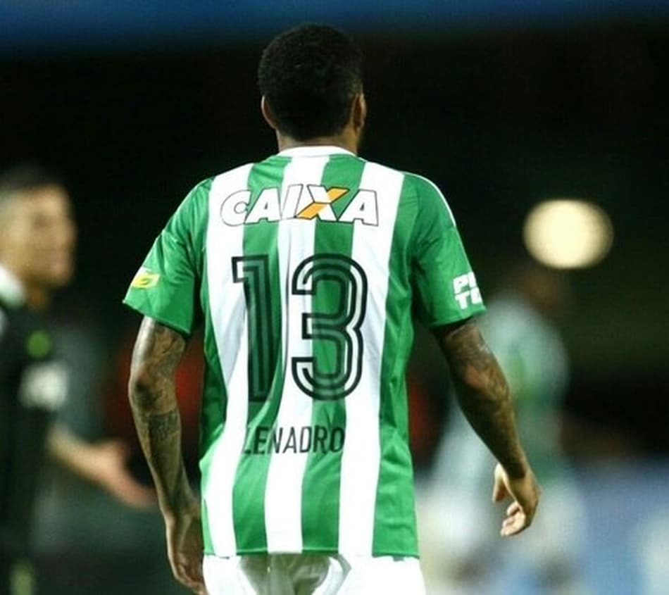 Leandro - Coritiba / erro na camisa