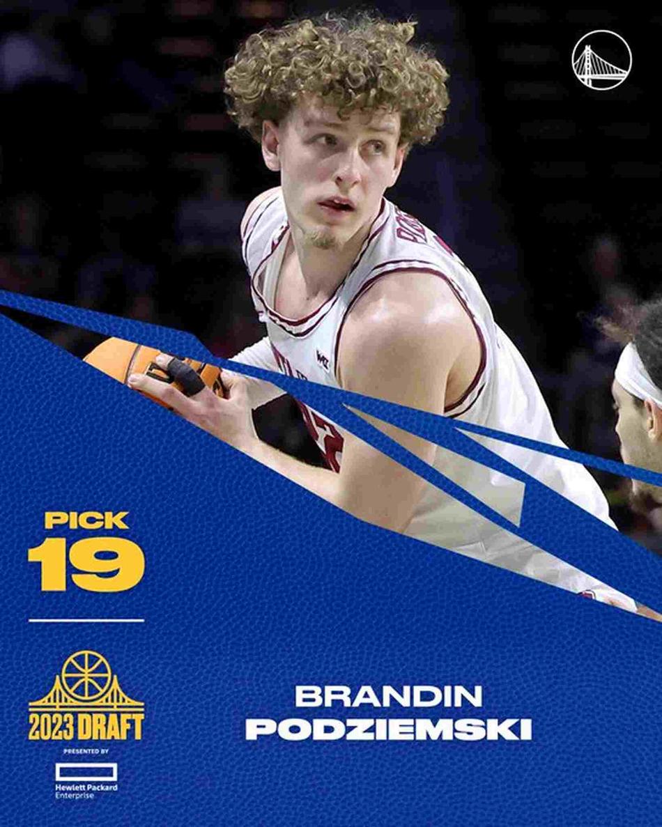 Brandin Podziemski - Golden State Warriors - Draft