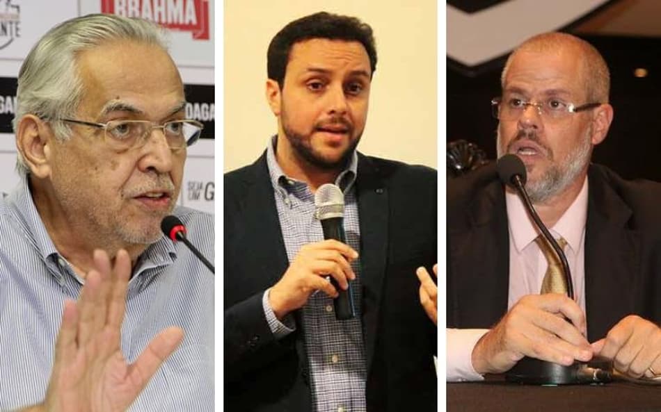 Eurico Miranda, Julio Brant e Roberto Monteiro